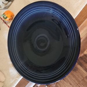 Large 11.5 serving plate cobalt